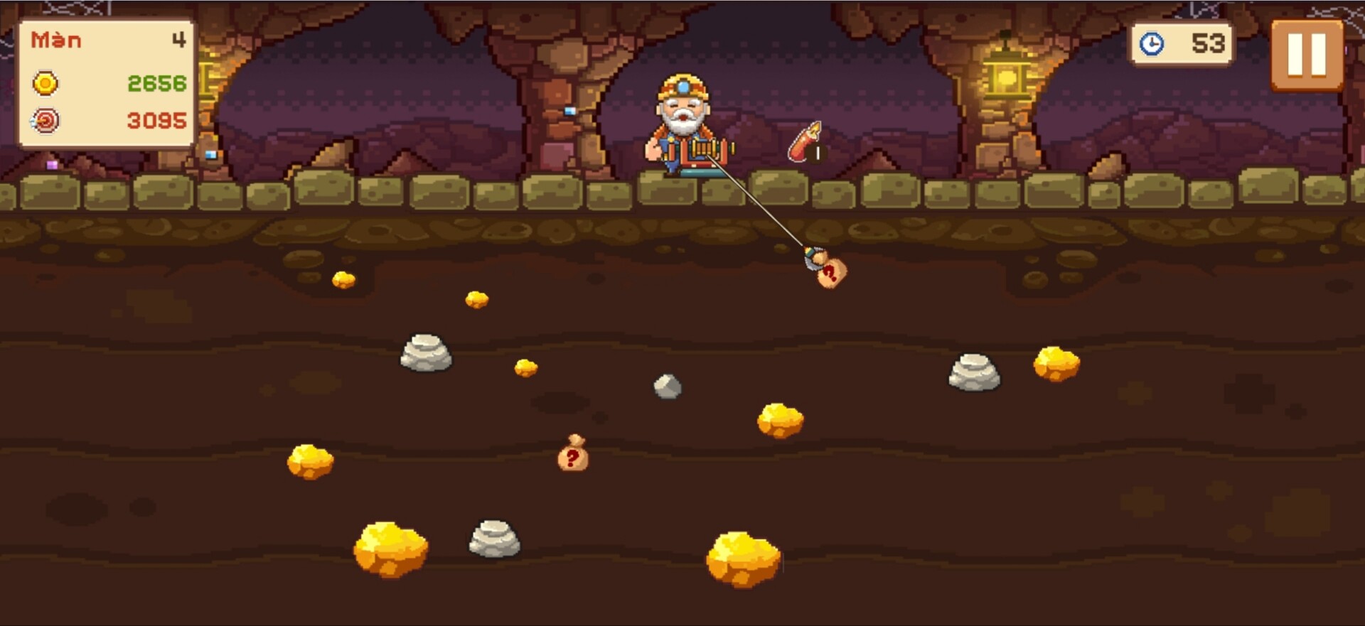 Phong Nam - Gold Miner pixel game